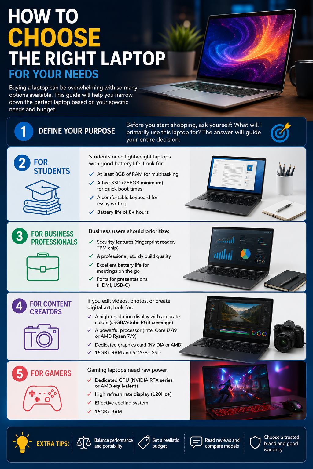 How to Choose the Right Laptop for Your Needs